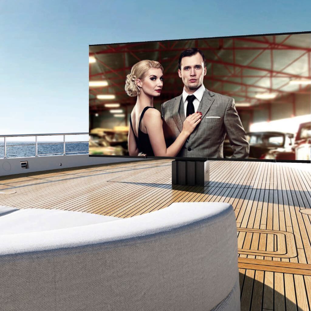 Sales, installation, and integration of C SEED Supermarine TV, The First Real Superyacht TV, in the Miami / Fort Lauderdale area. Available at dmg Martinez Group.