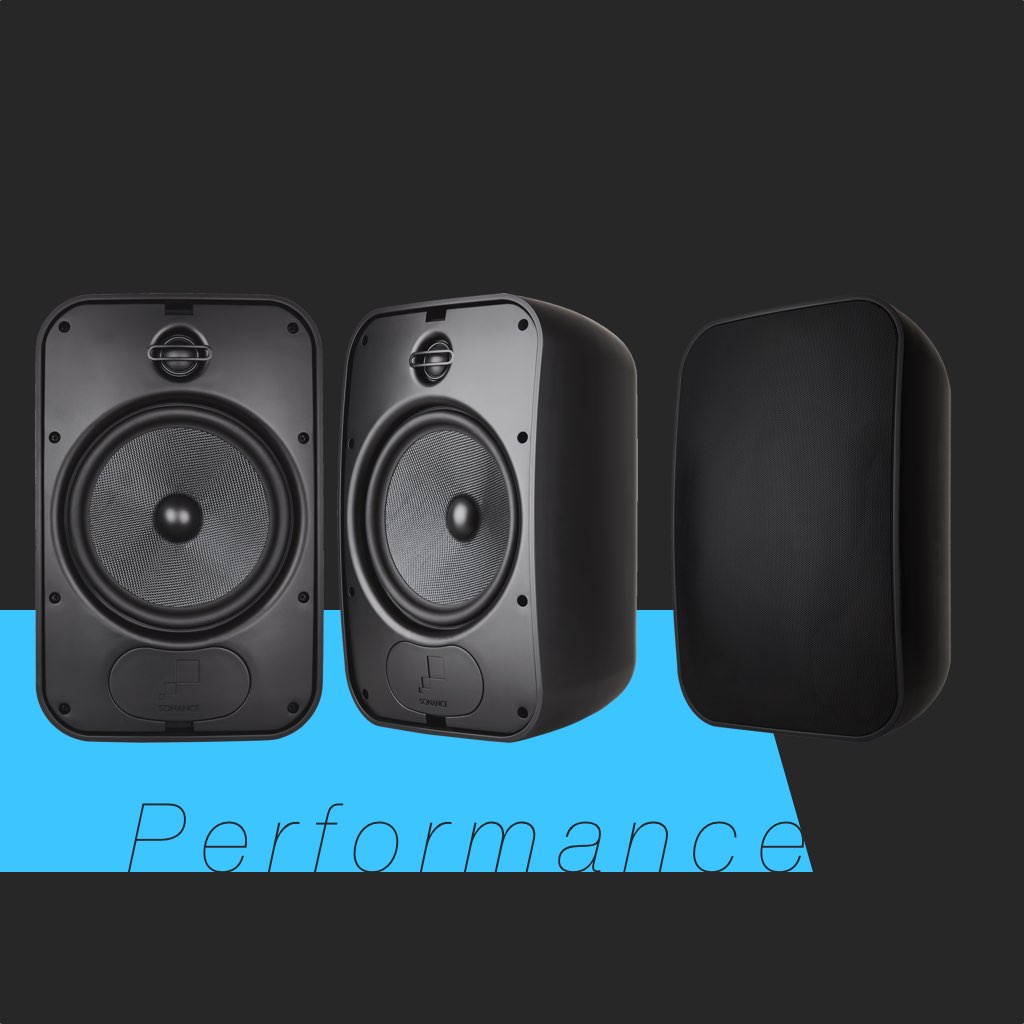 Sonance Mariner 86 in Black SKU# 93157 Large Outdoor Speaker, in the Miami / Fort Lauderdale area. Available at dmg Martinez Group.